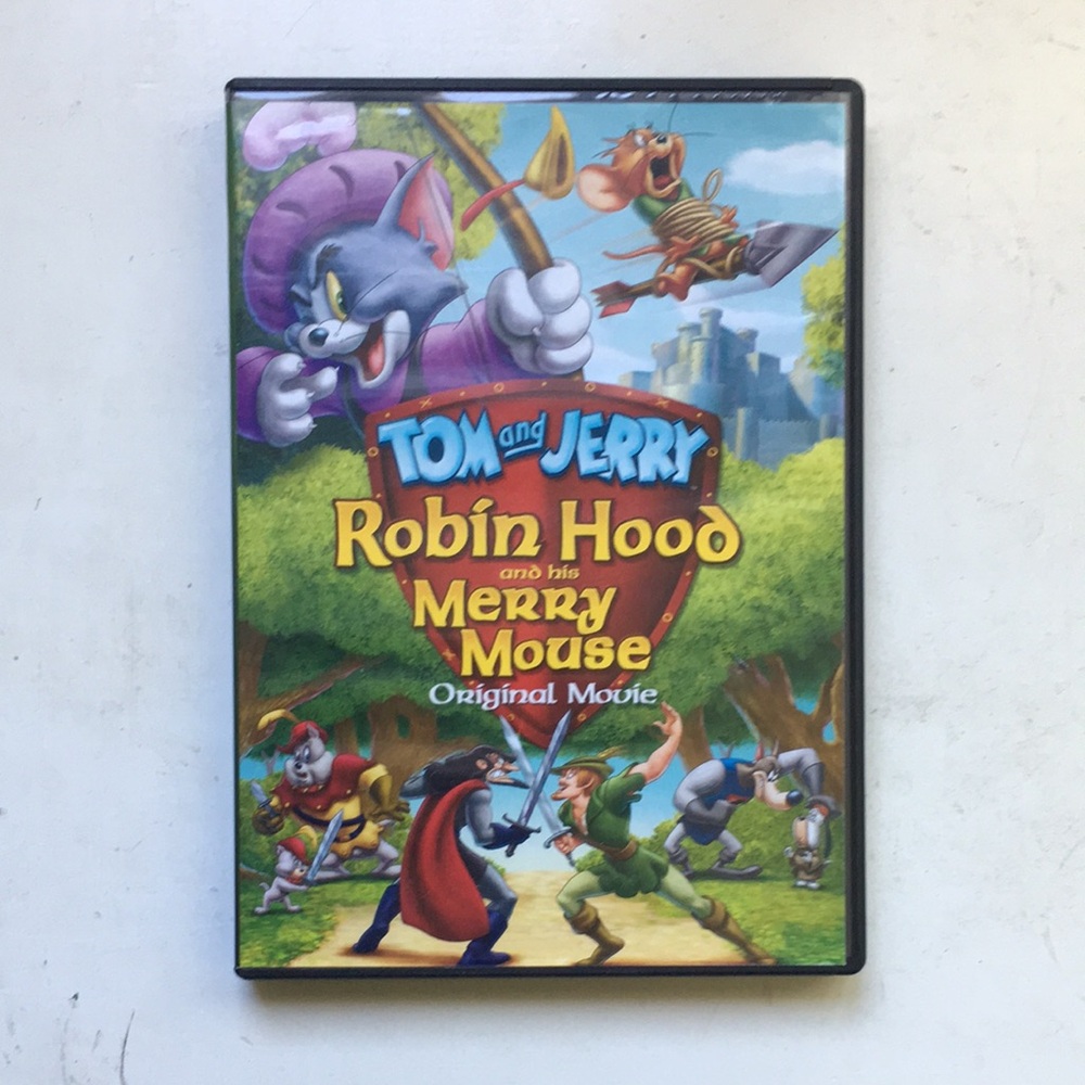 Tom and Jerry 2 DVD Movie Set Robin Hood and His Merry Mouse Shiver Me Whiskers